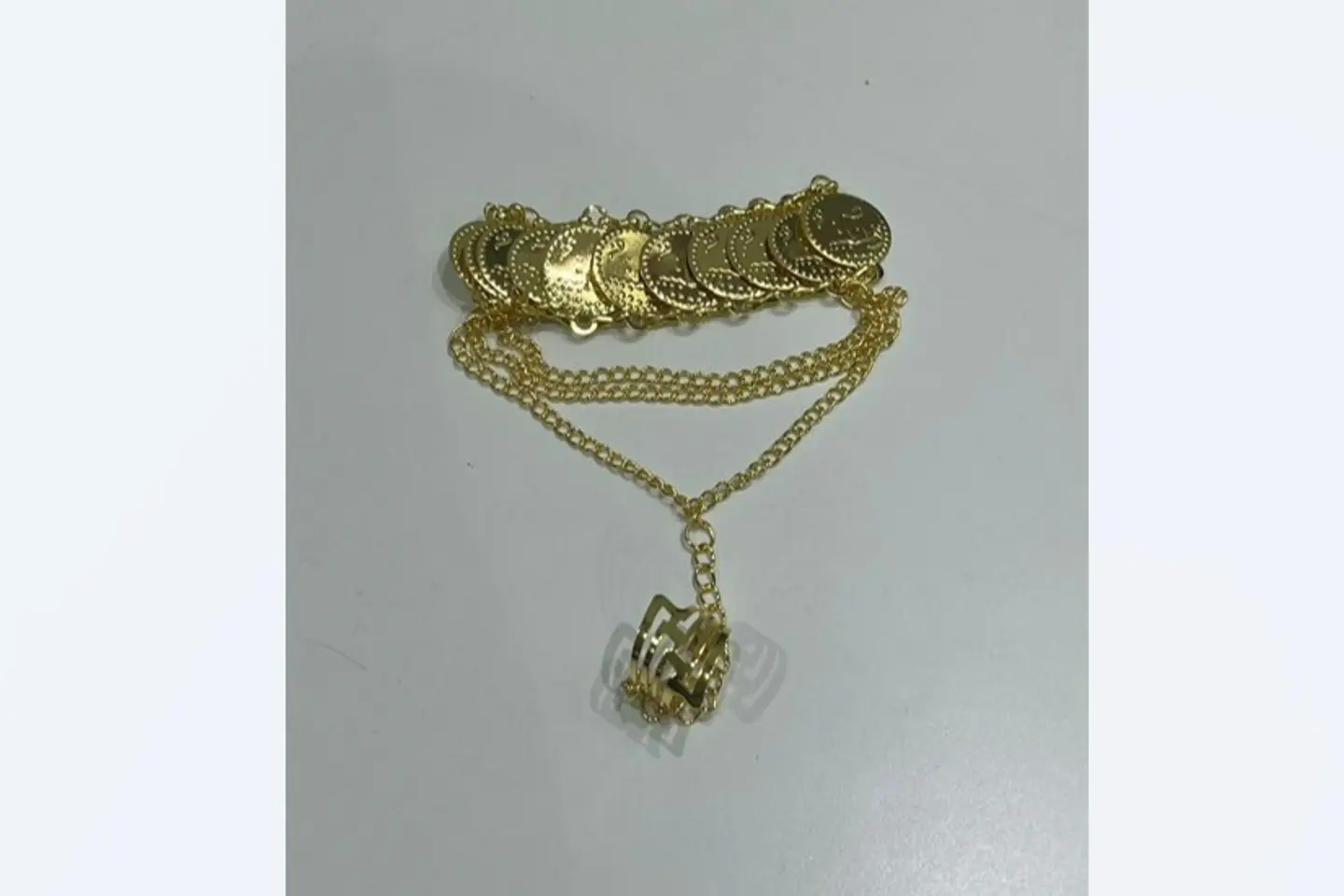 Women's Palm Bracelet Gold Pounds
