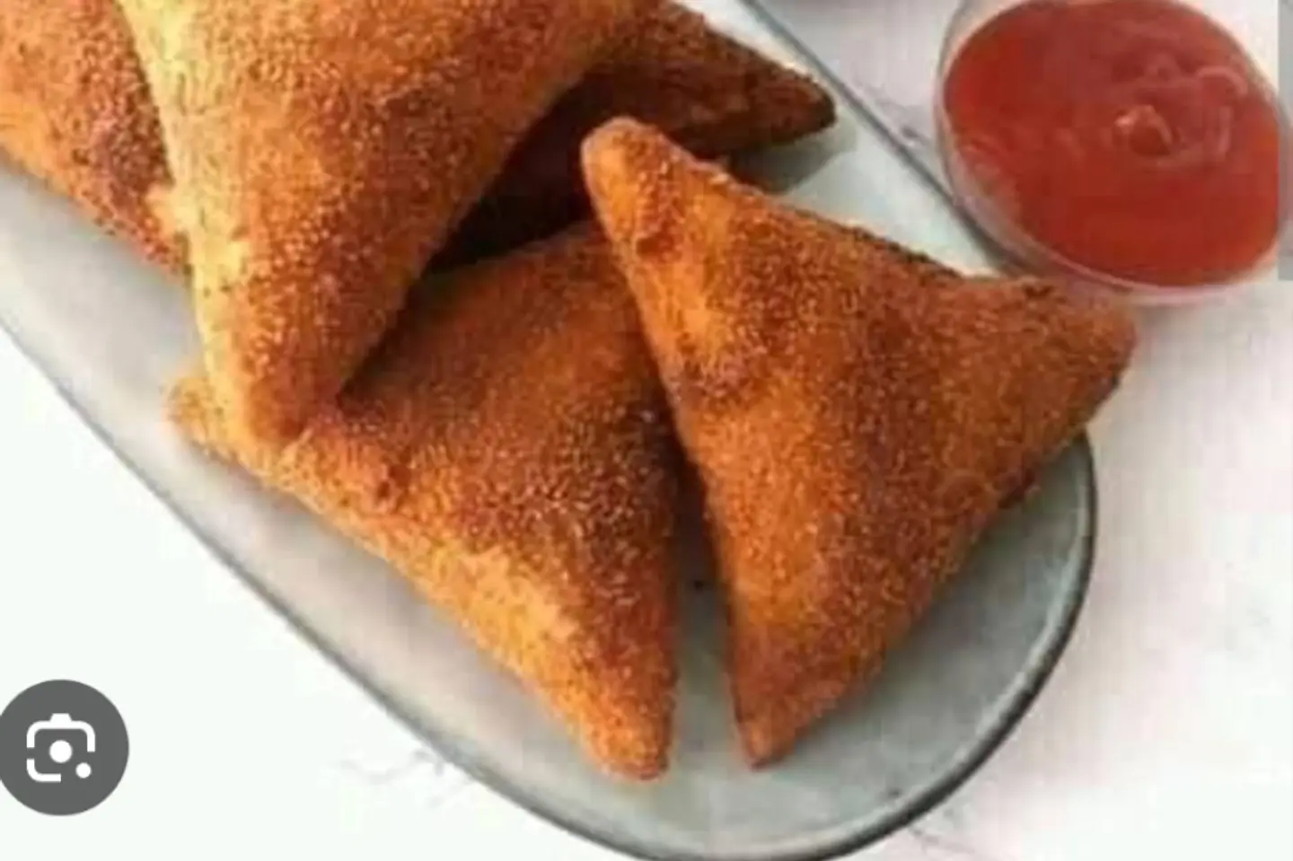 سمبوسة بالبيض