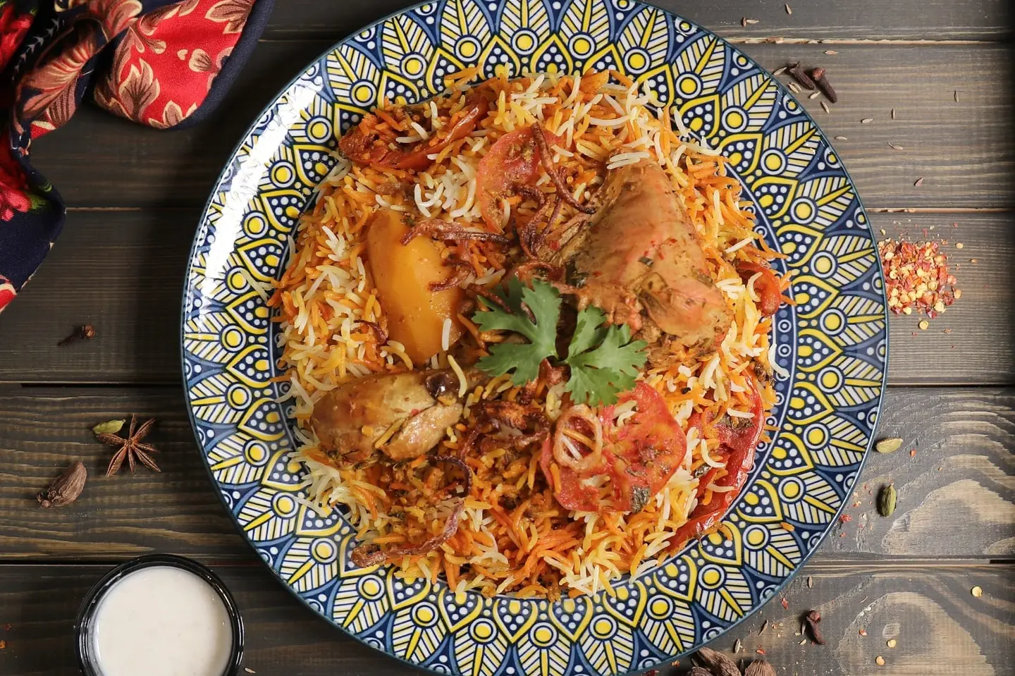سندي برياني بدون عظم