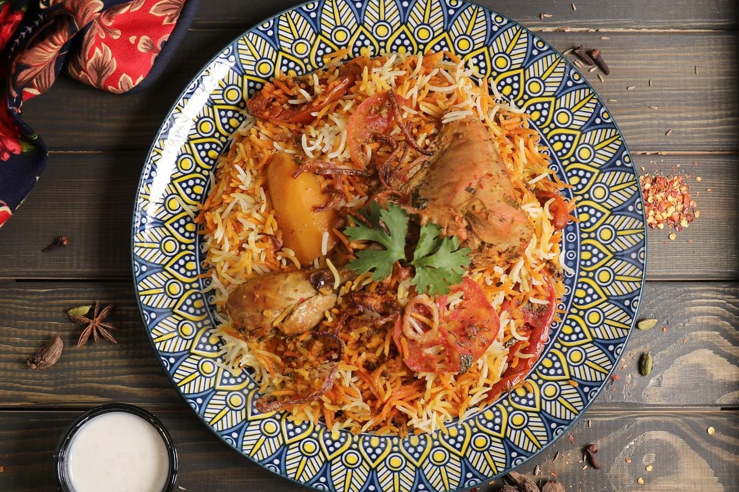 سندي برياني بدون عظم