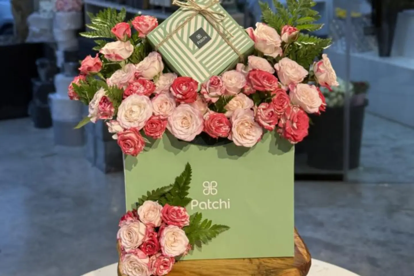 كيس ربع باتشي مع بيبي جوري