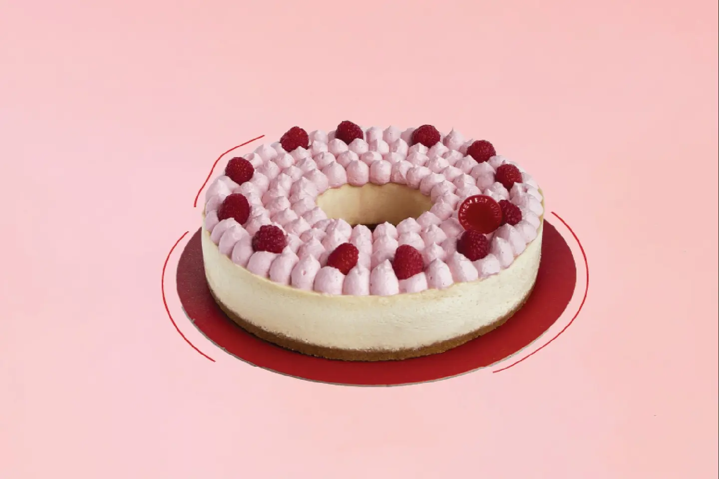 تشيز كيك التوت الأحمر