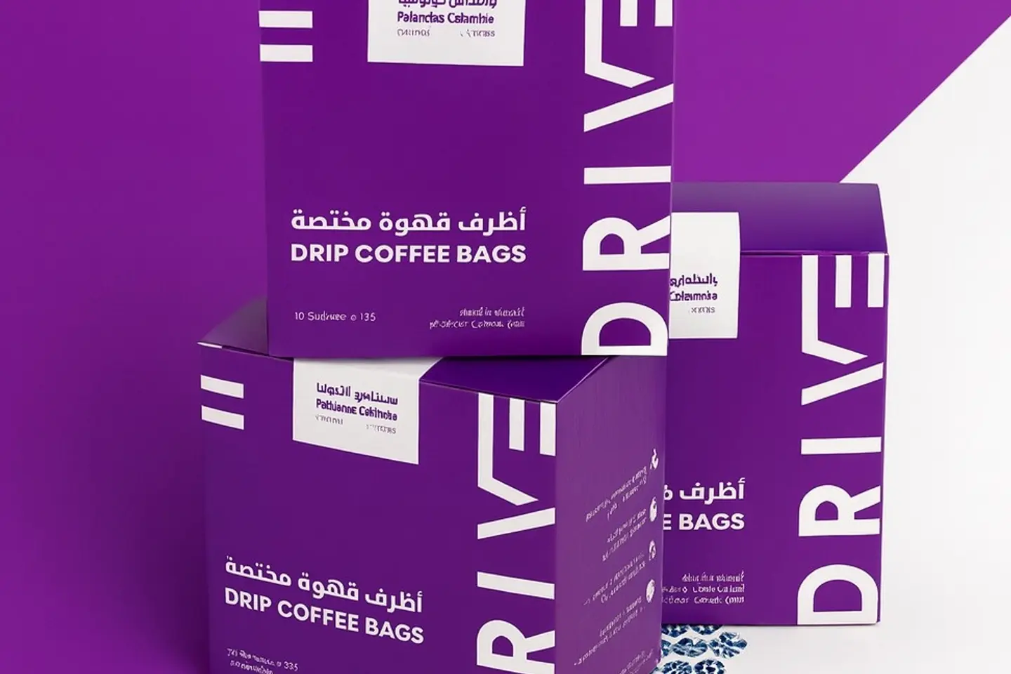 ٣بوكسات أظرف قهوة مختصة كولومبي وإثيوبي