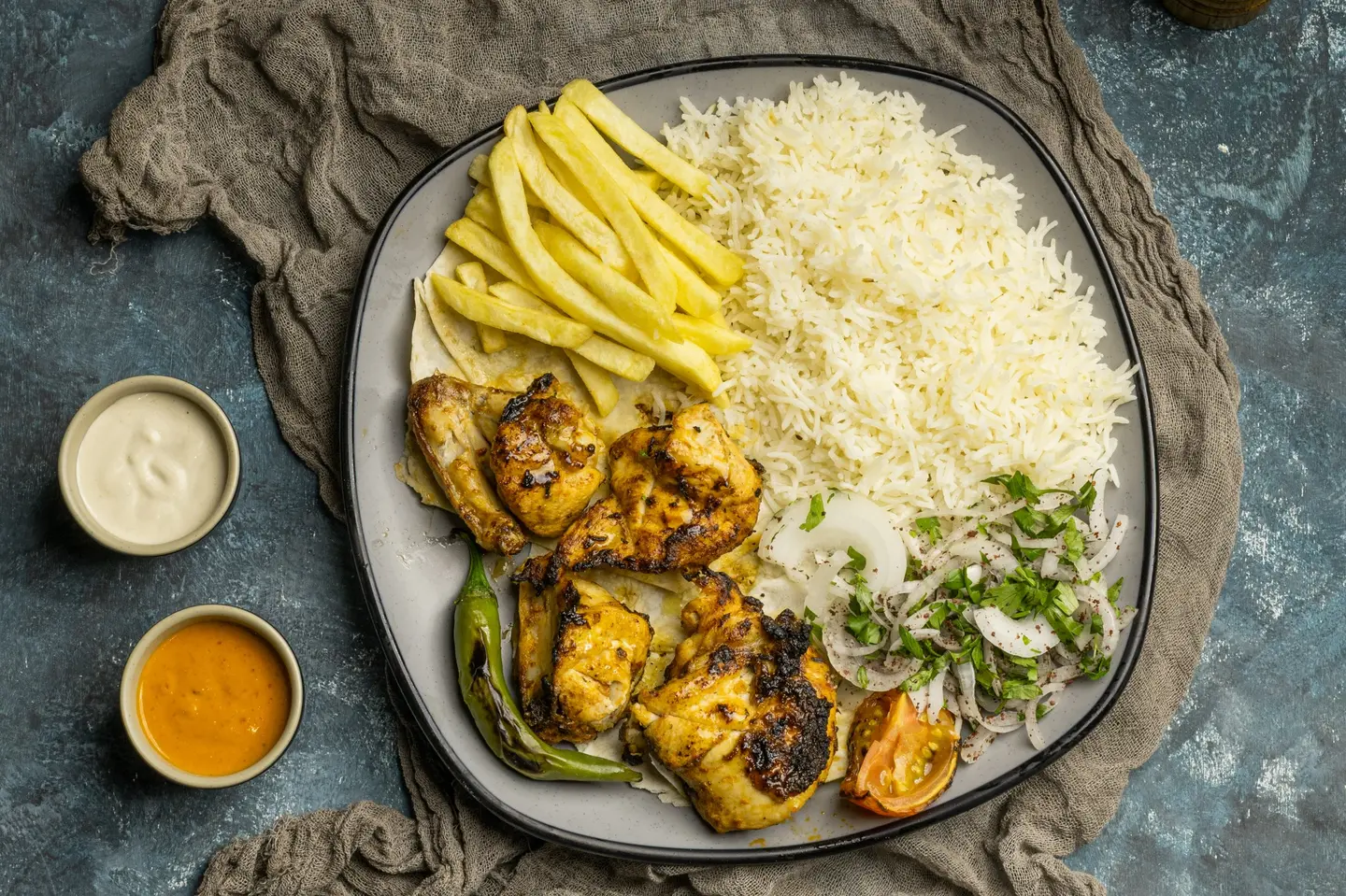 وجبة شيش طاووق