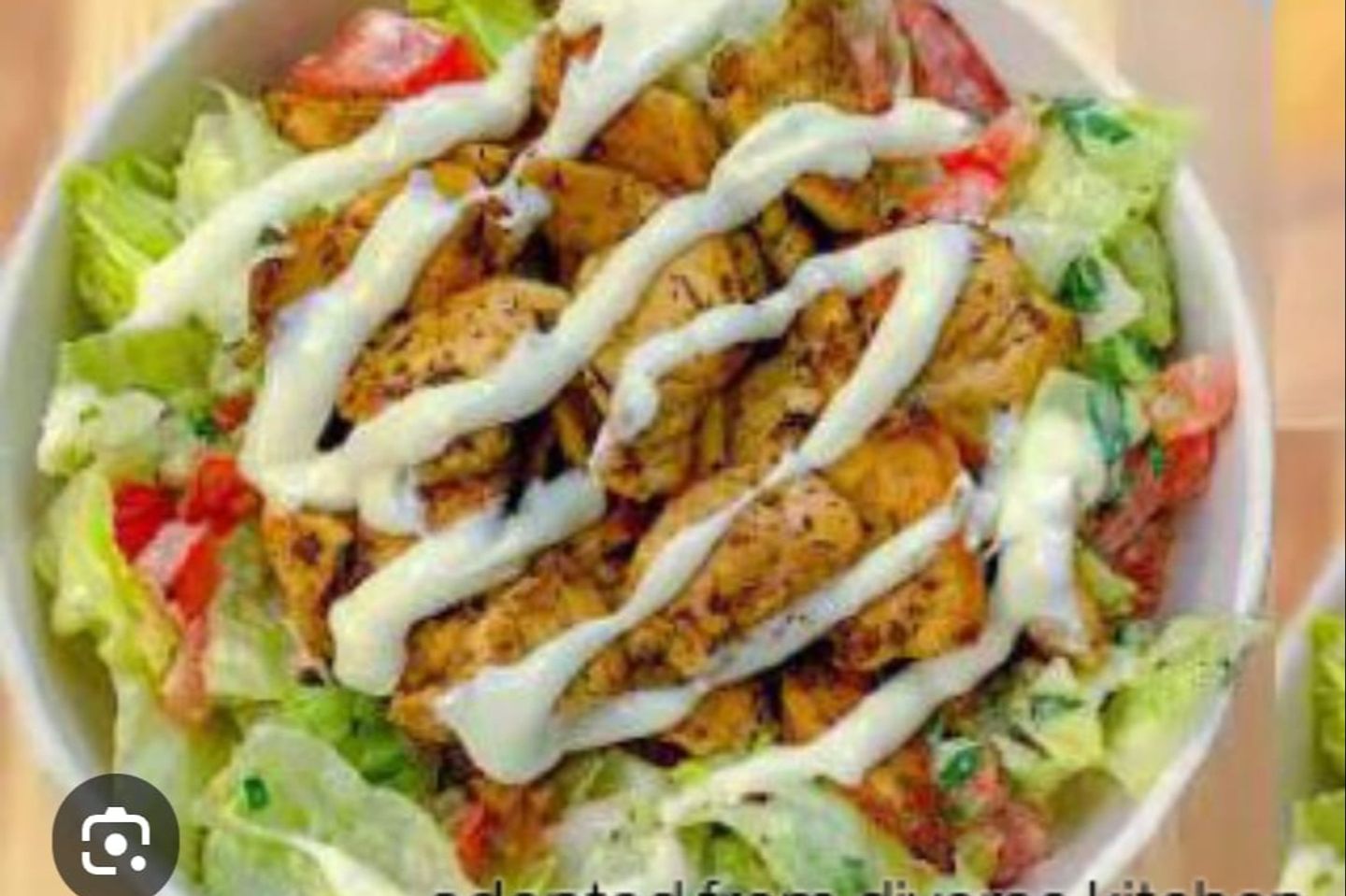 سلطة سيزر بالدجاج