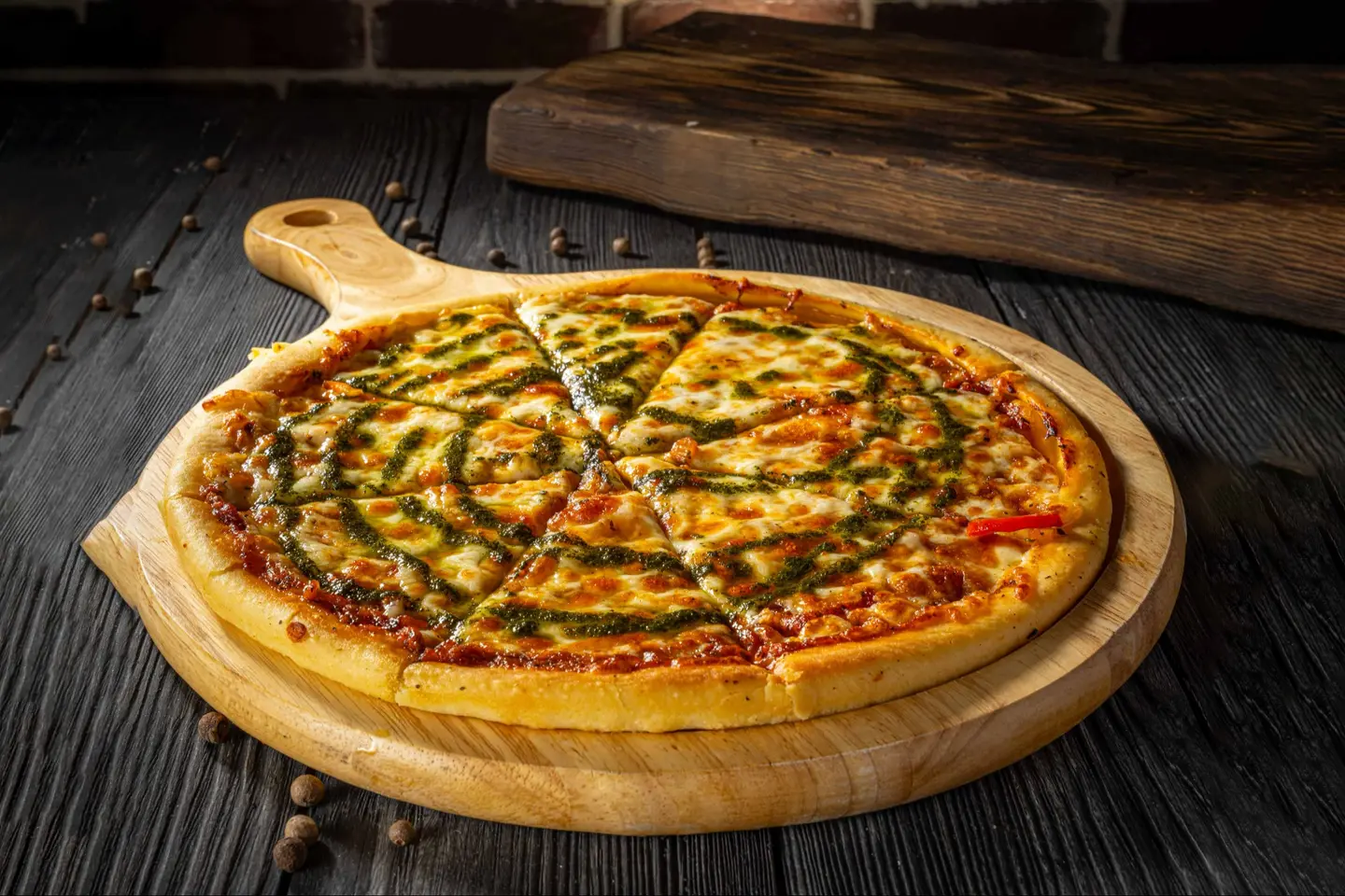 Margherita Pesto Pizza