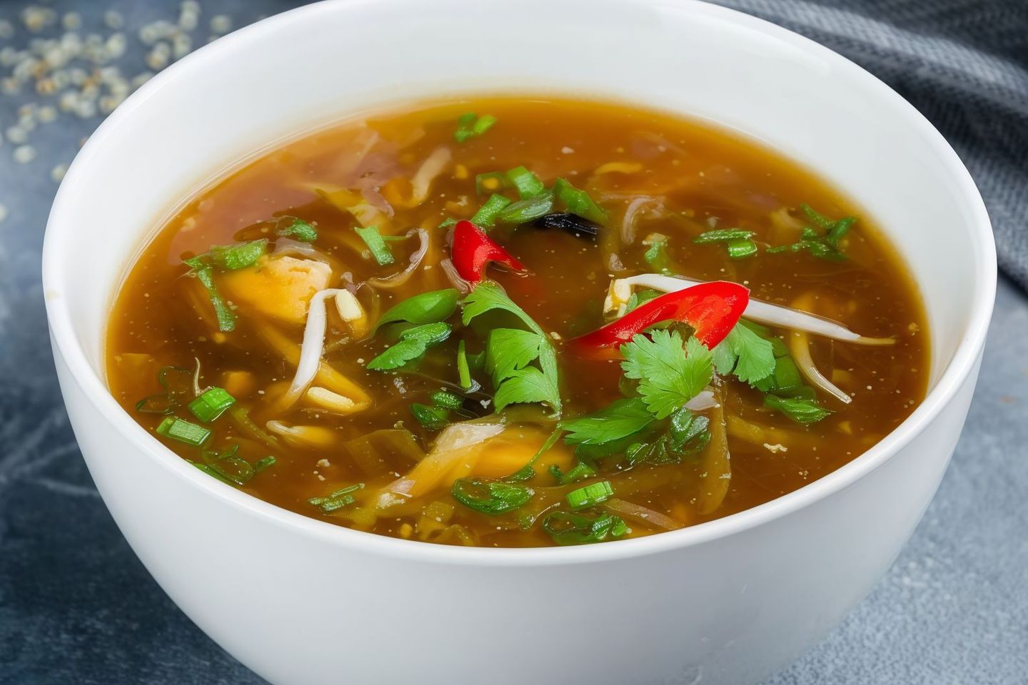 شوربة حامض حلو
