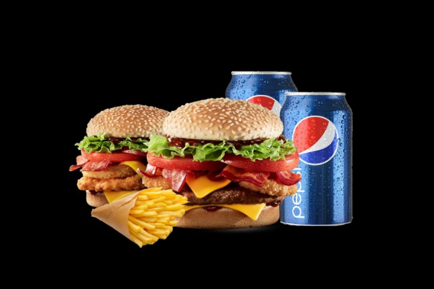 Couple Burger Meal Combo