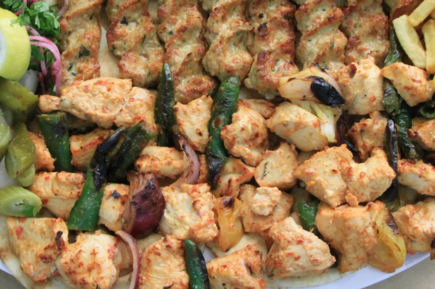 ستة عشر سيخ اوصال دجاج
