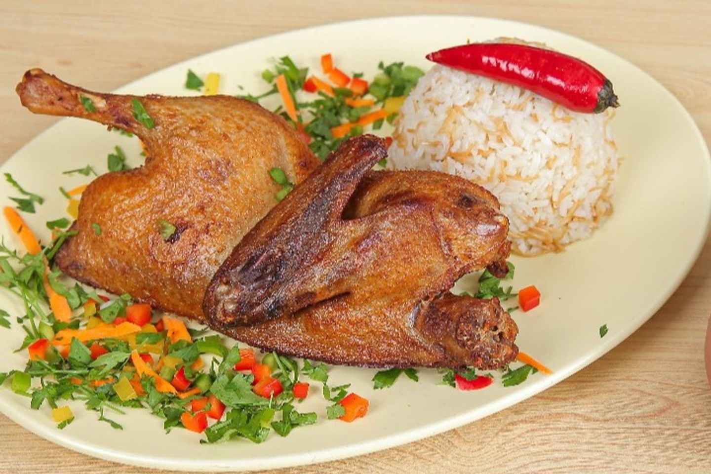 Half Fried Duck To