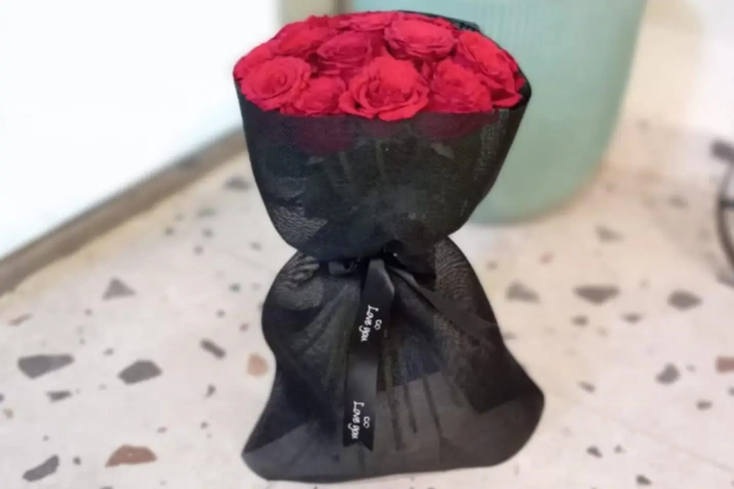 Natural Red Rose Ana Bouquet B43