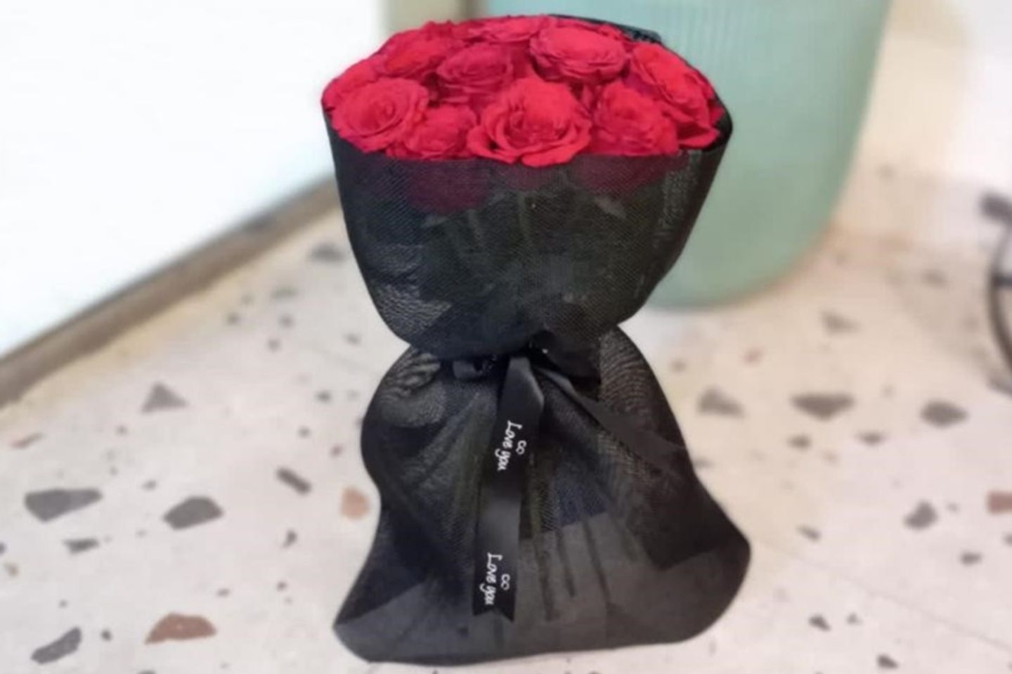 Natural Red Rose Ana Bouquet B43