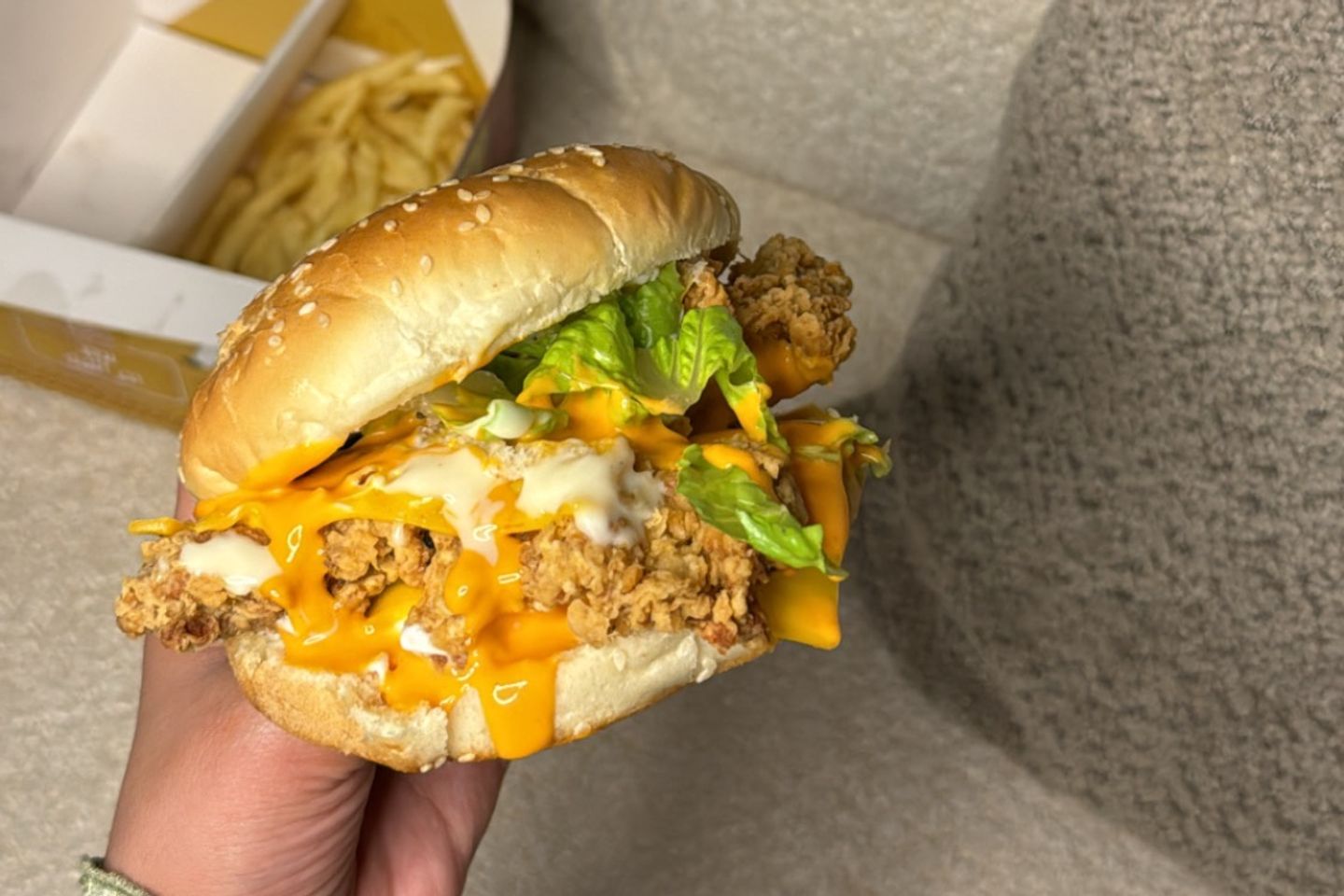 Double Crispy Burger Meal