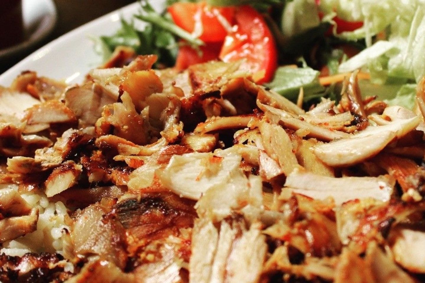 Medium Iskender Chicken Shawarma Plate