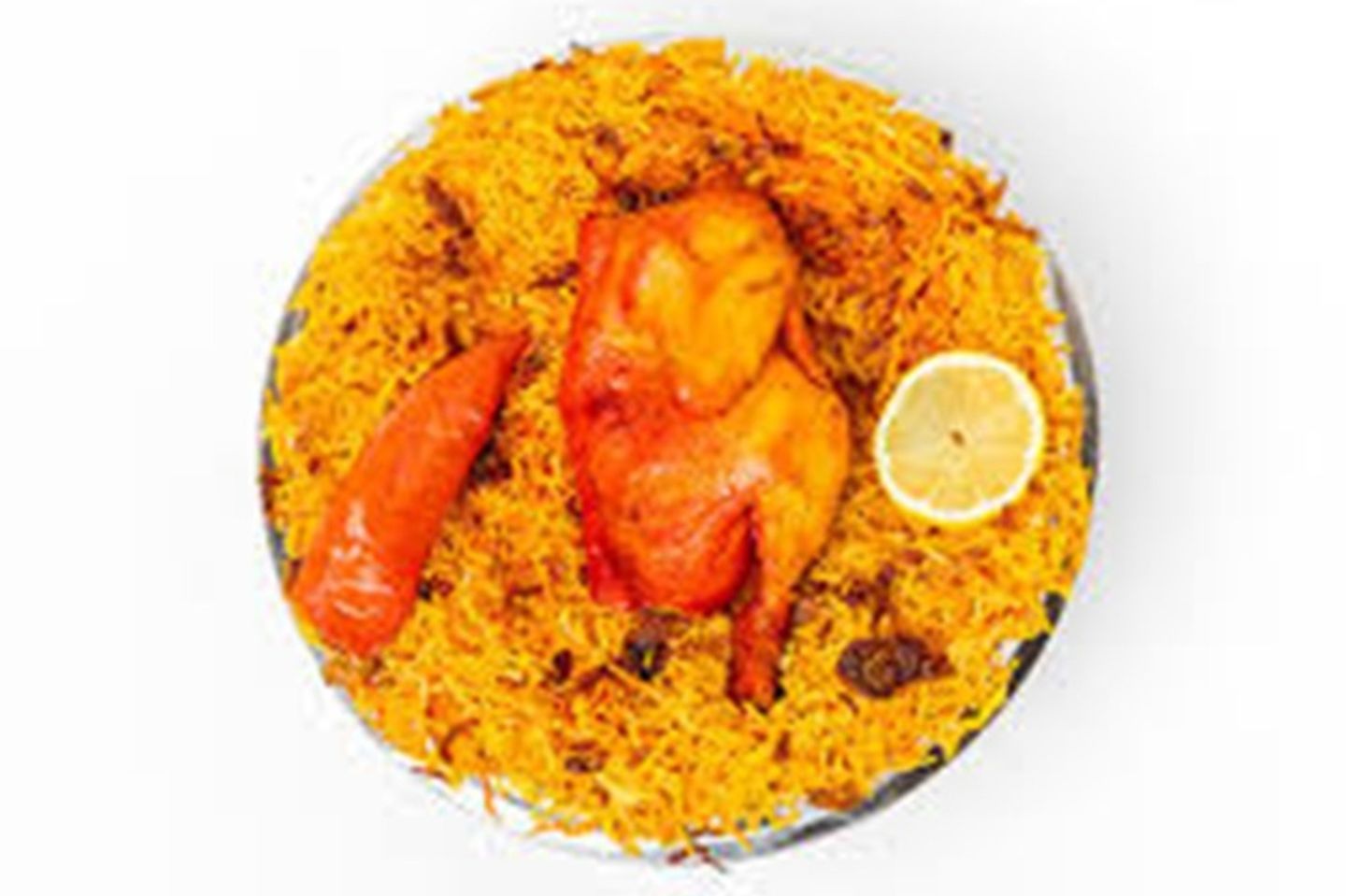 نص حبة مندى مع الرز