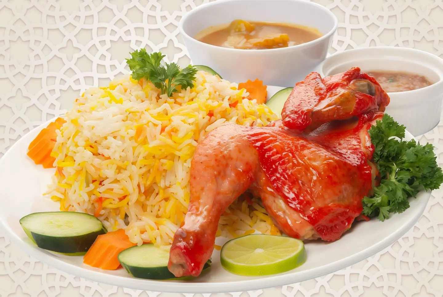Half Mandi With Rice