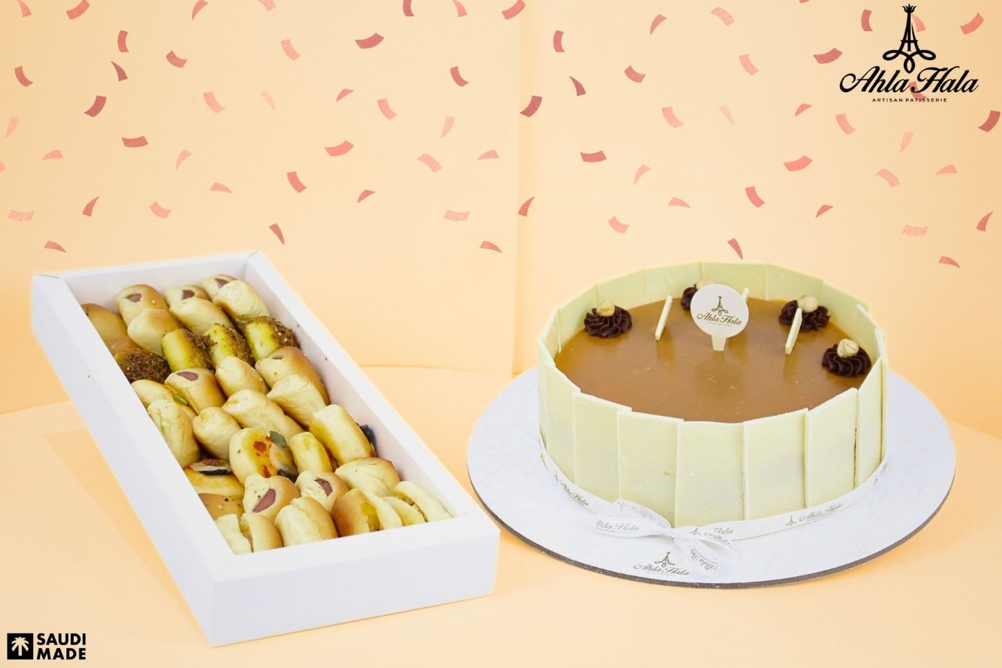 The Third Package Is A Cake Hazelnut Box Of Medium Pies