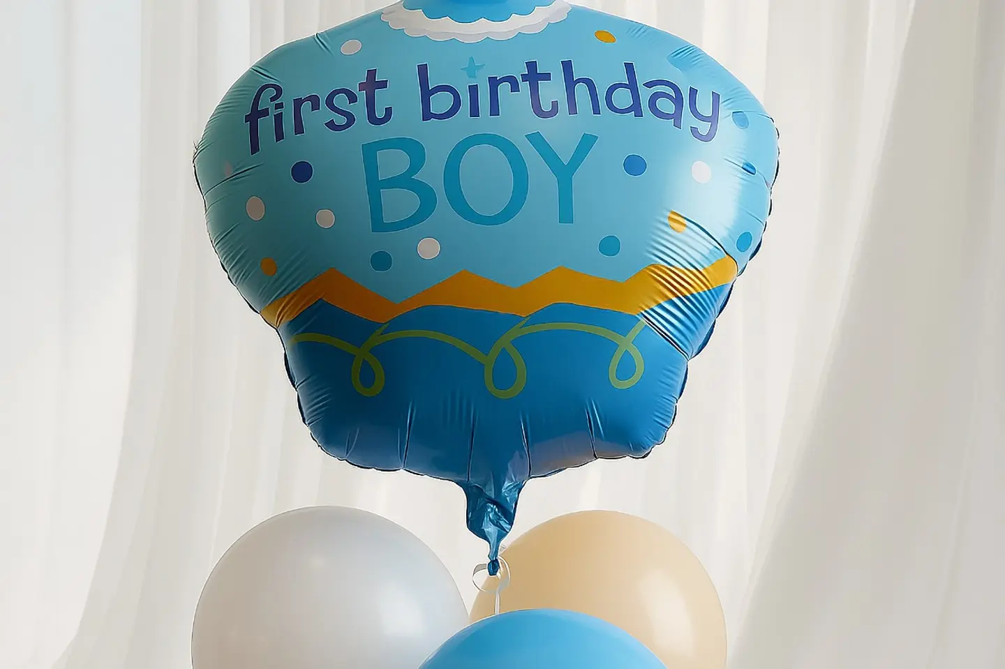 بالونات أحتفال الأميرالصغيرة السنة الأولى