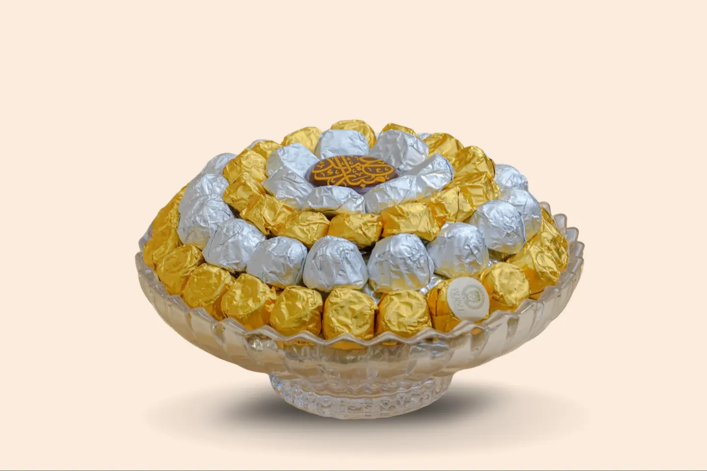 صينية معمول مغلف دائري