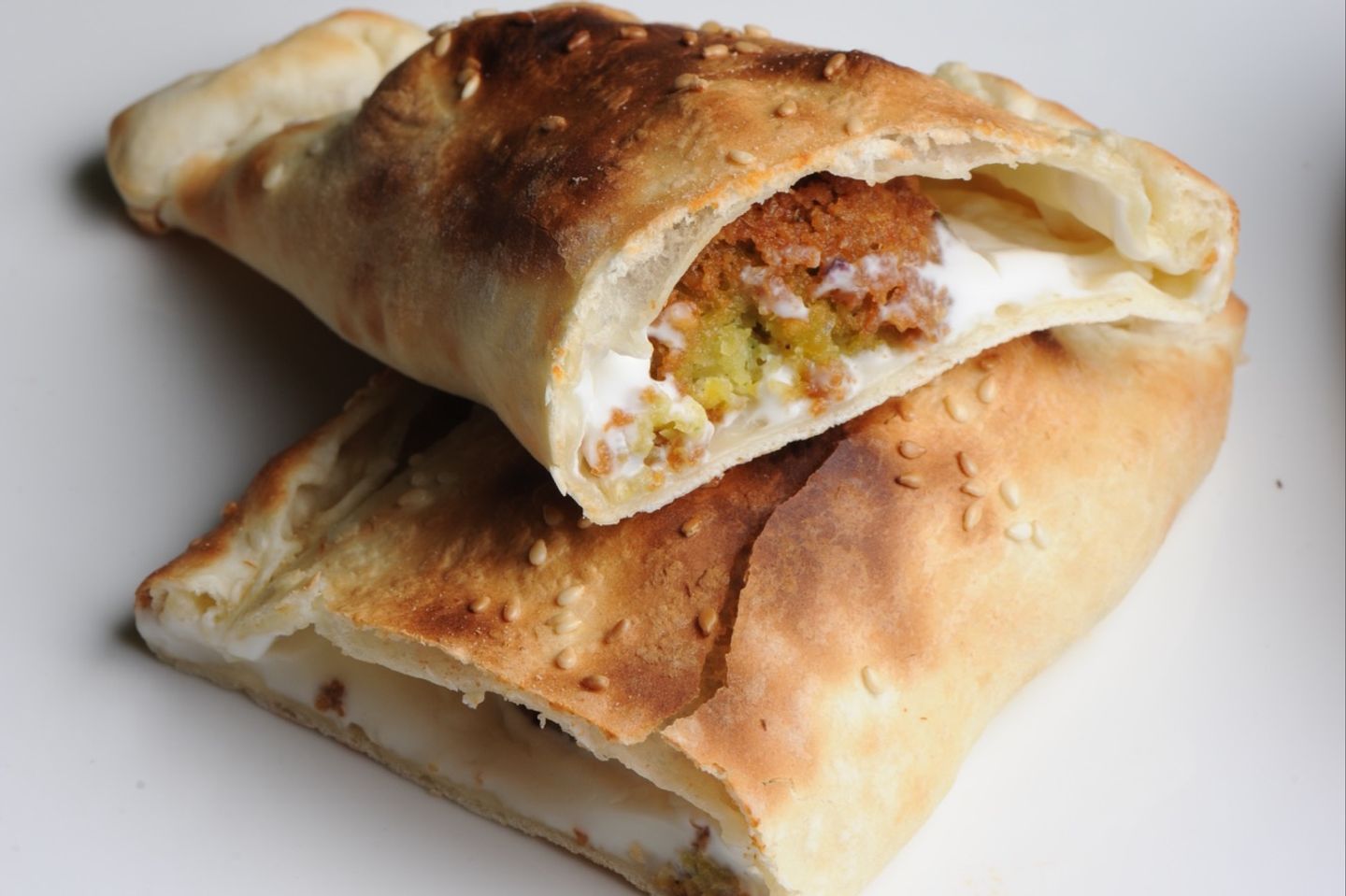 Calzone Falafel With Labnah