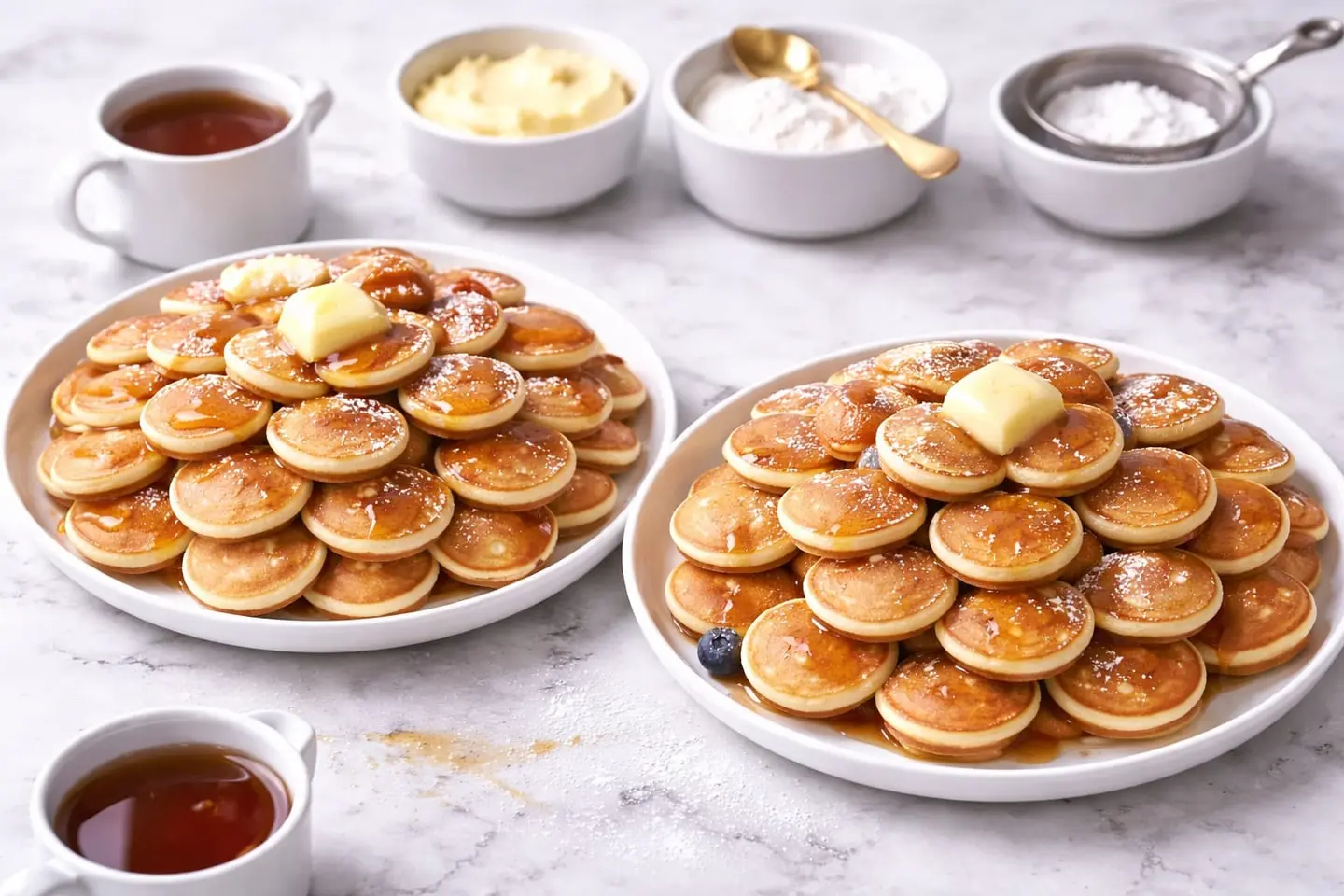 ٢ صحن ميني بان كيك كبير ٢٤ قطعة