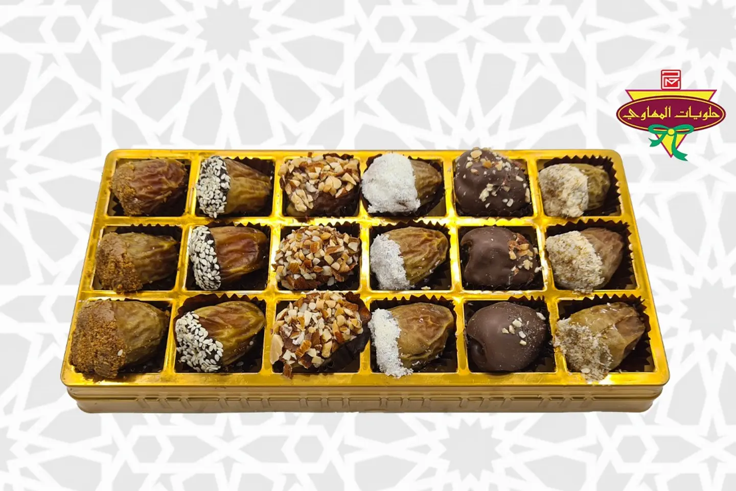 تمر محشي فاخر عبوة كبيرة