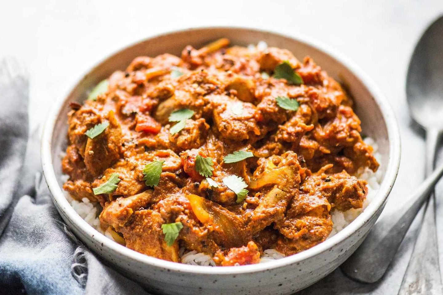 Chicken Gravy With Rice And Chapati