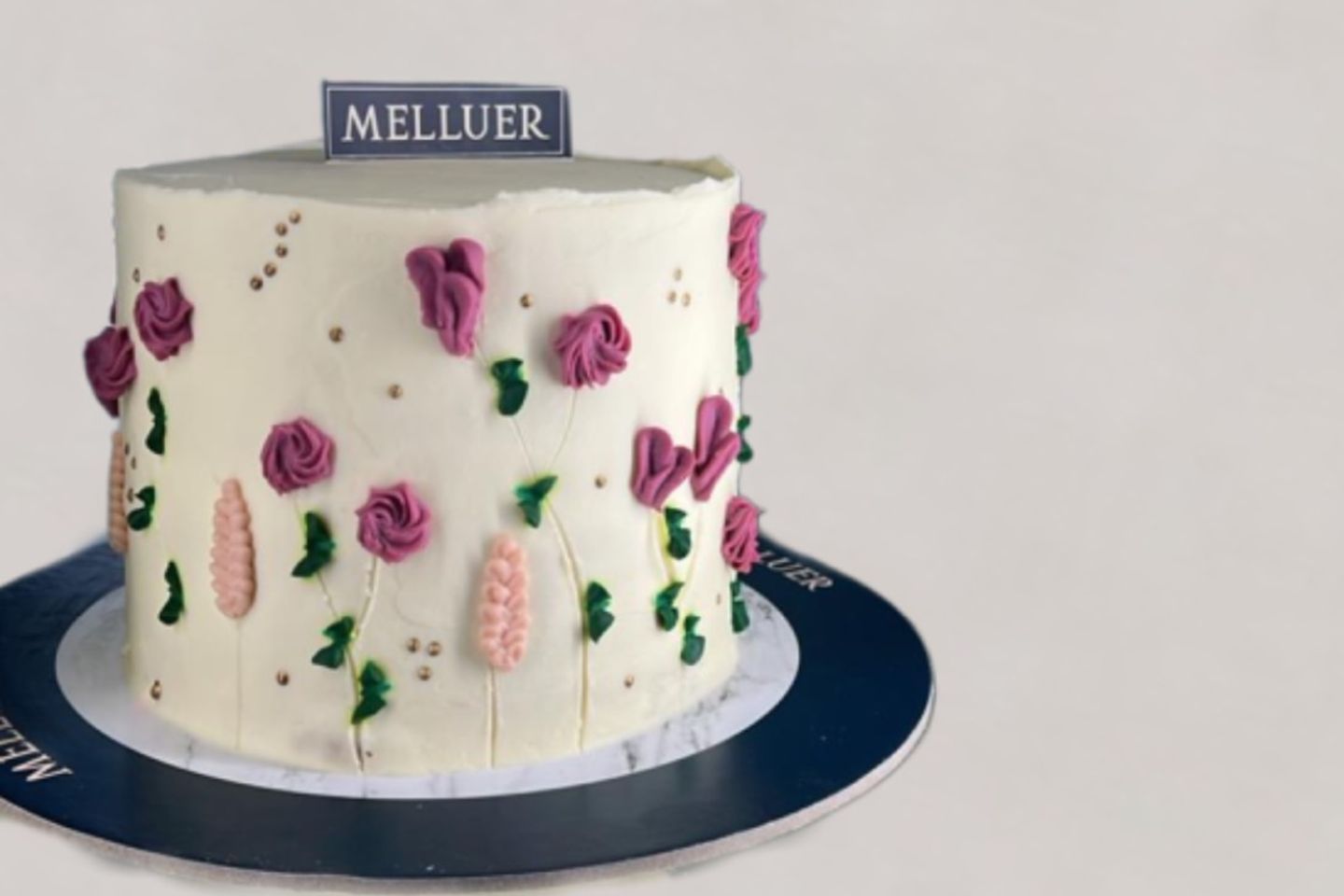 Flowered Chocolate Cake 6 Inch