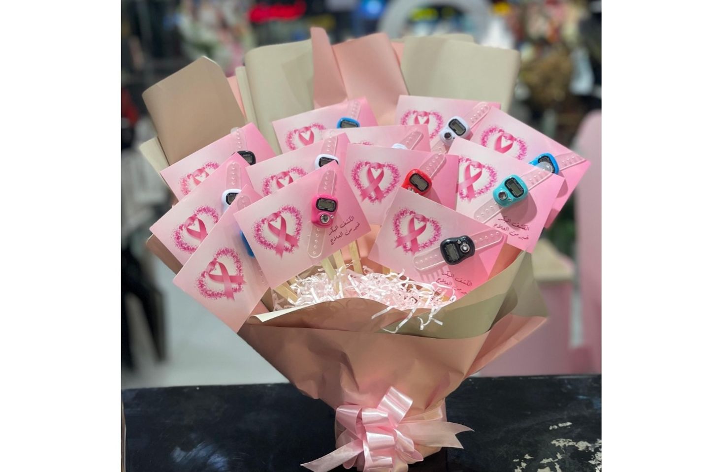 Breast Cancer Awareness Distribution Bouquet 3