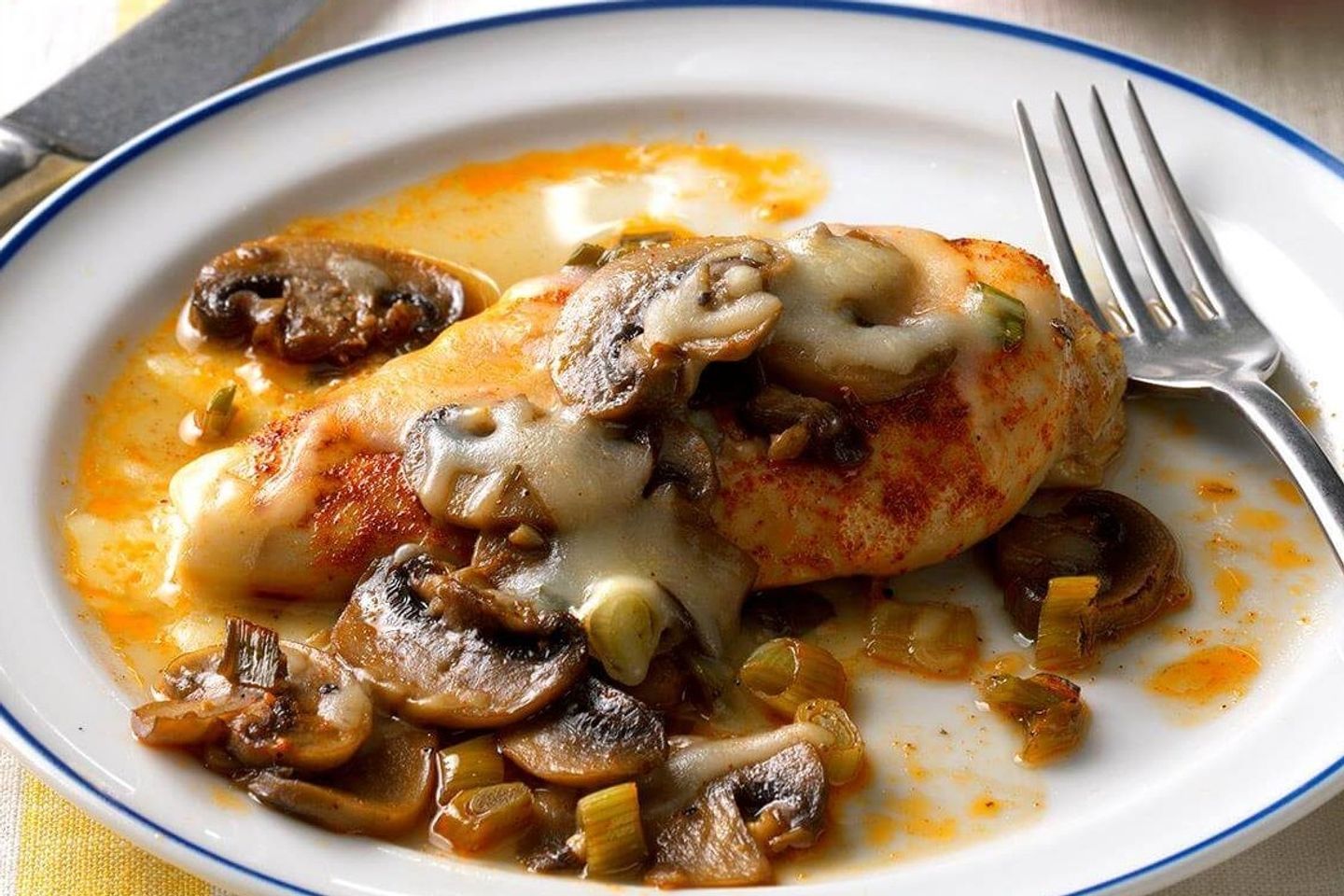 Chicken Mushroom Plate