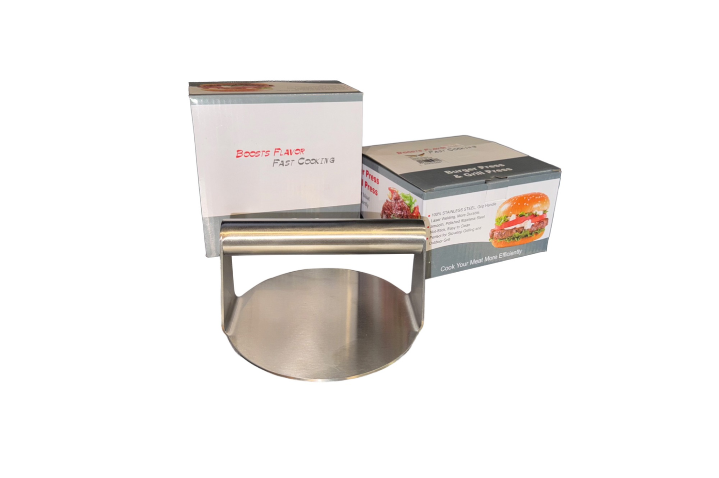 Stainless Steel Burger Press