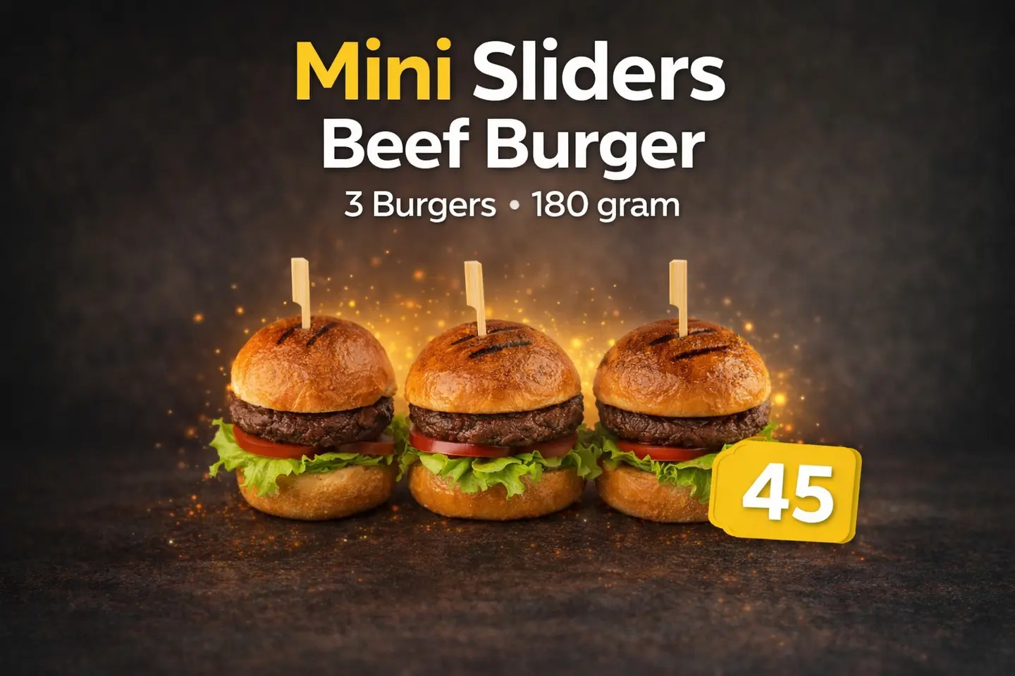 Mini Sliders Beef Burger