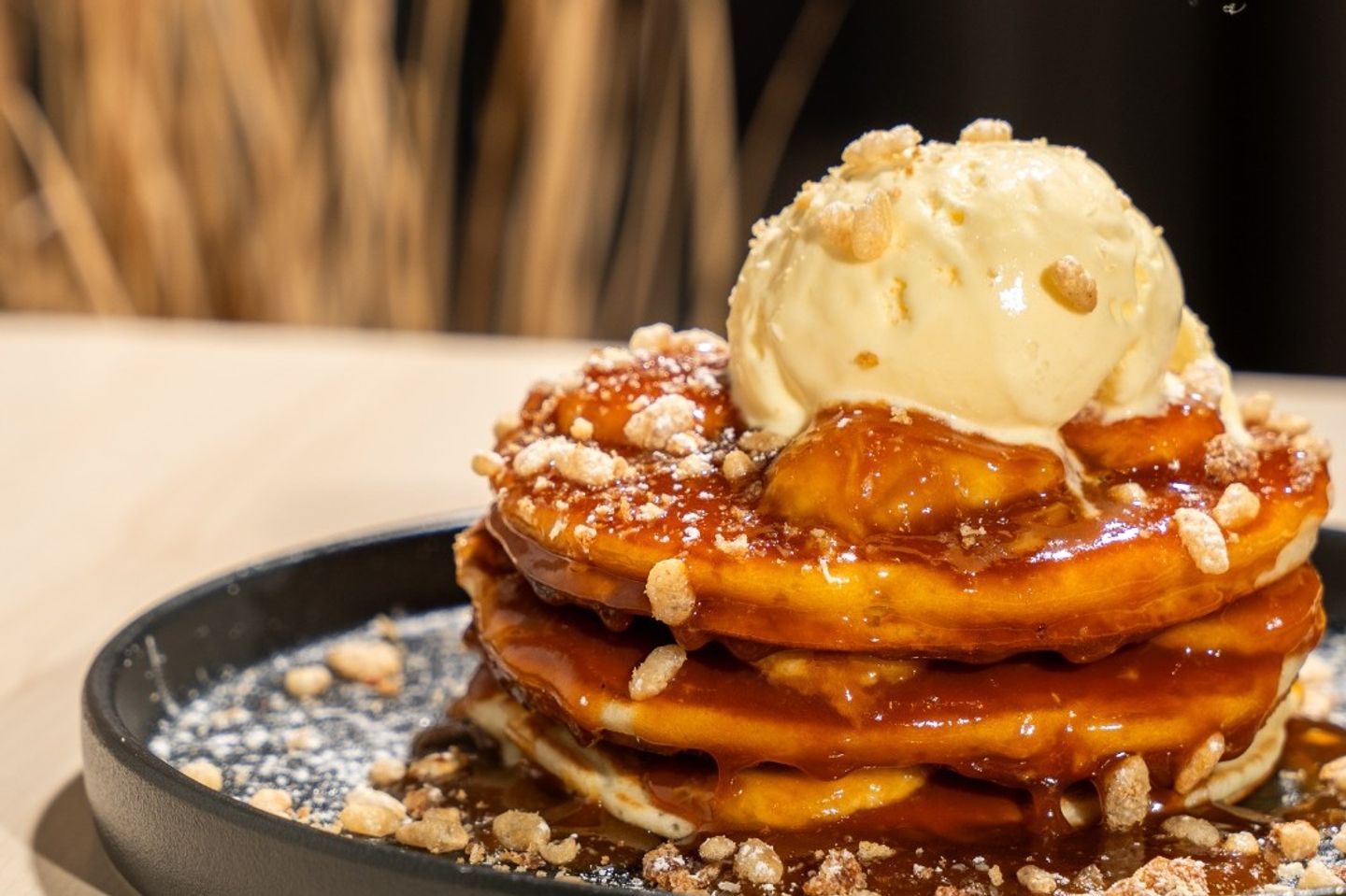 Stickey Banana Pancake