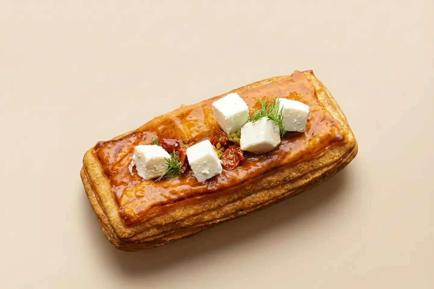 دانيش الجبنة والطماطم المجففة