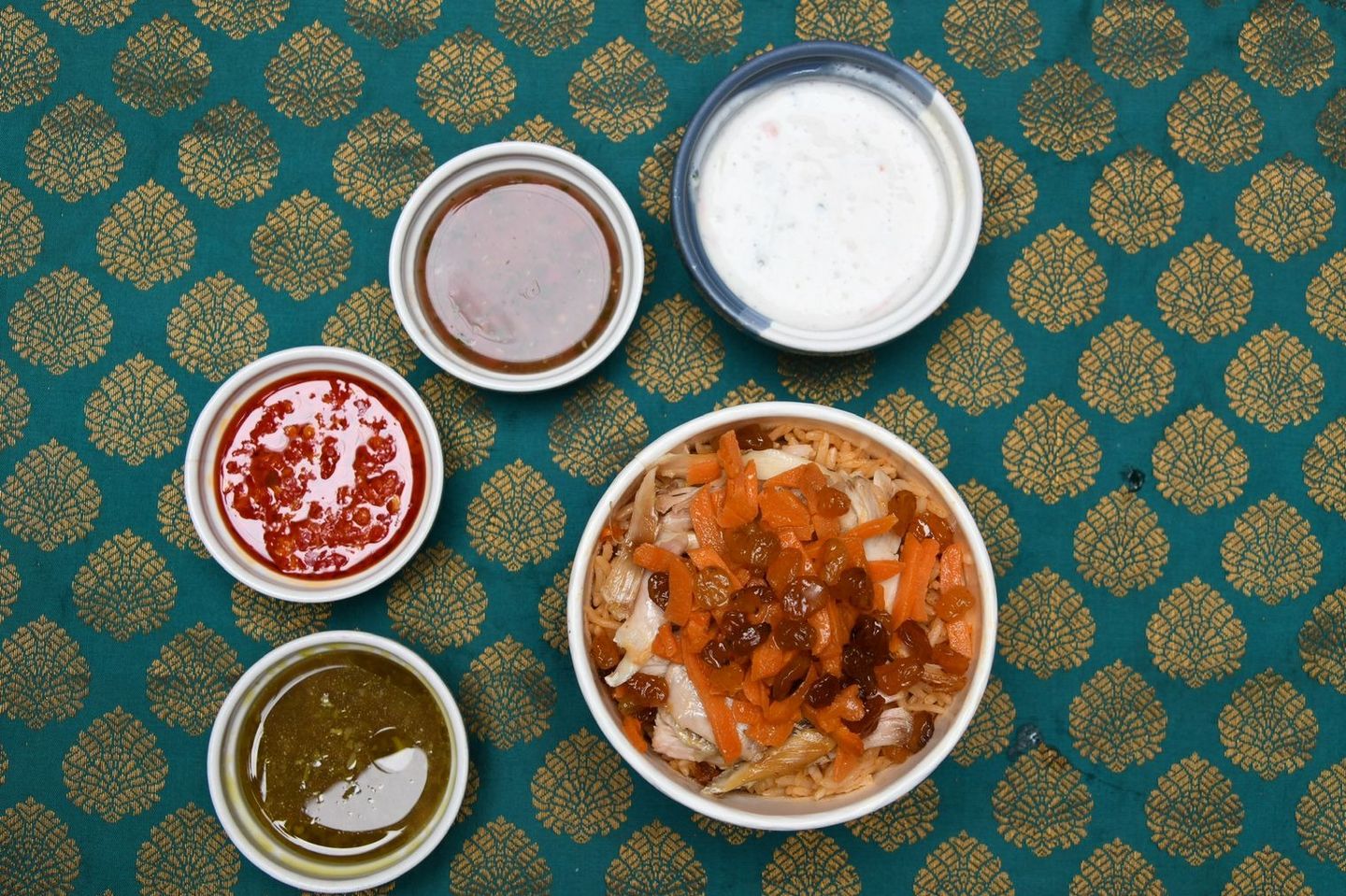A Cup Of Bukhari Rice With Chicken