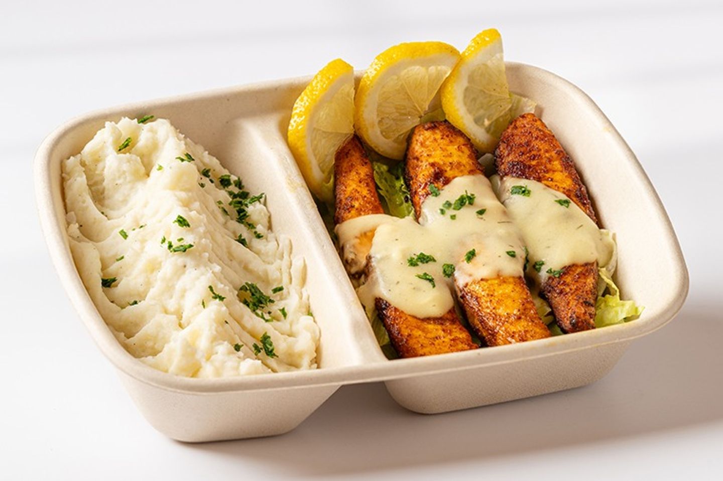Grilled Salmon With Lemon Sauce