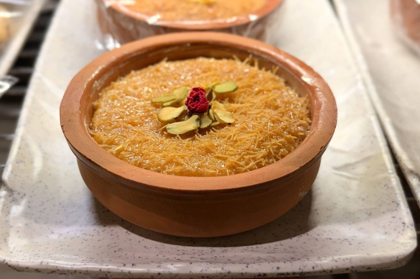بسبوسة بالفخار