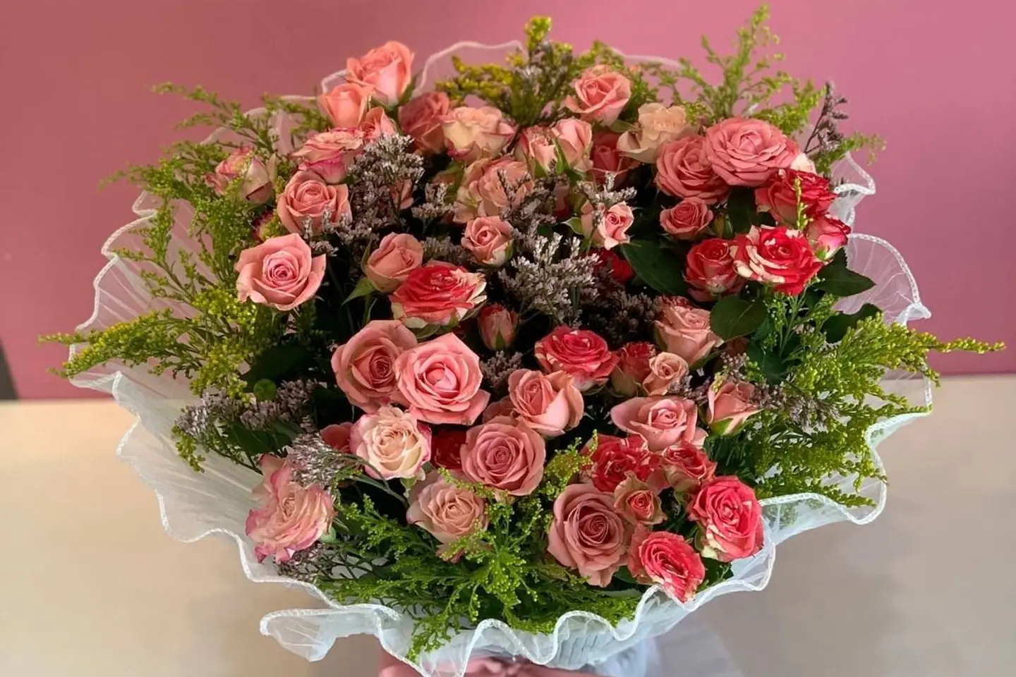 باقة نسمة الورد واحد