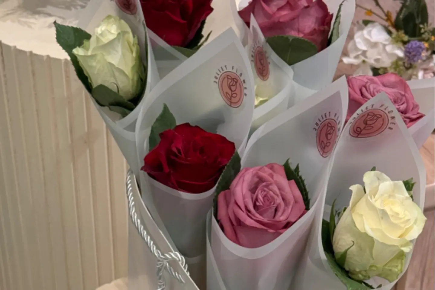 6 Pieces Mix Rose