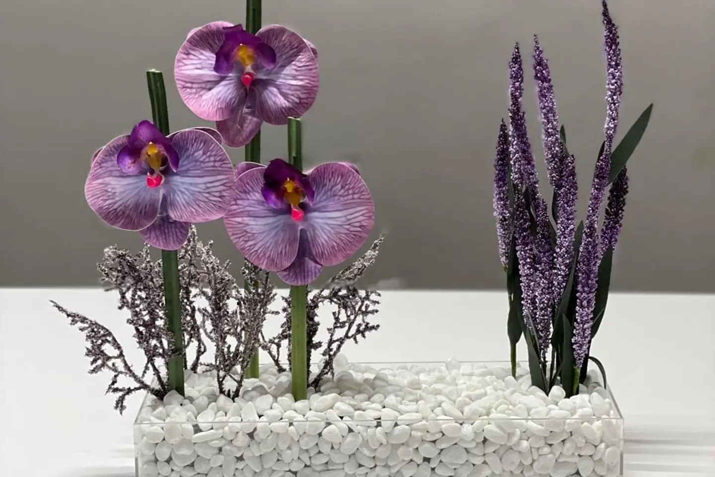 Artificial Flower With Acrylic Base