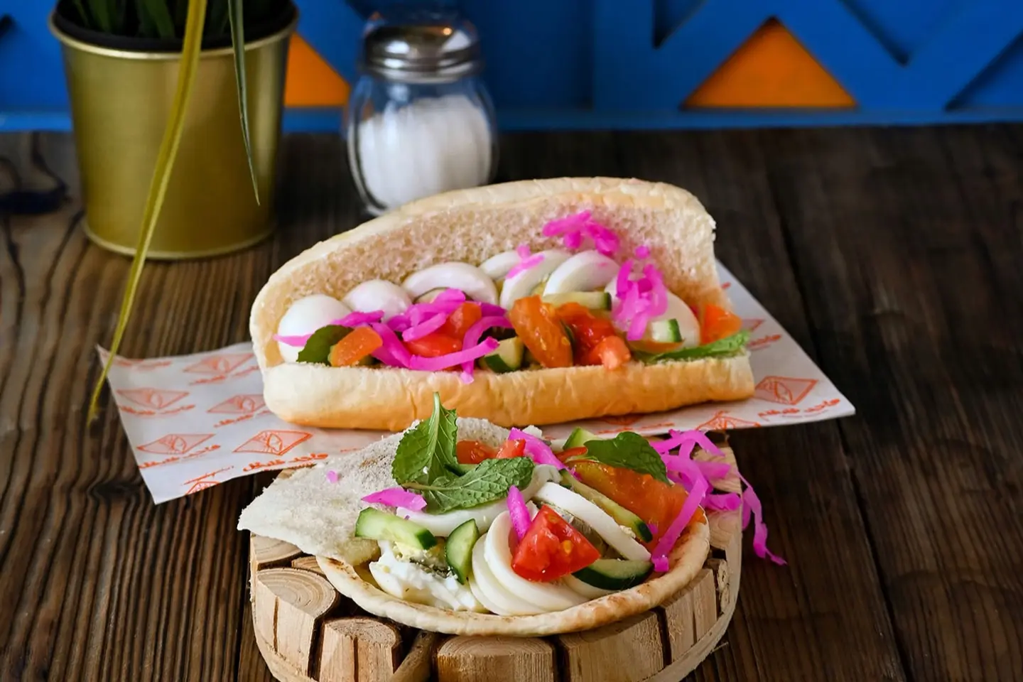 Boiled Eggs Sandwich