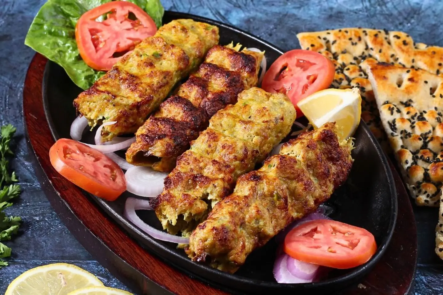 كباب دجاج ريشمي
