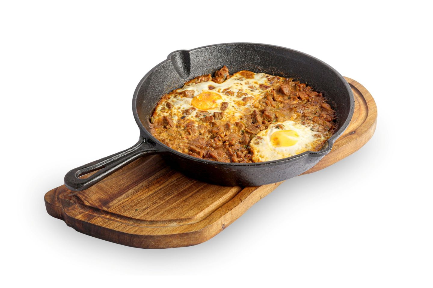 Scrambled Eggs With Meat