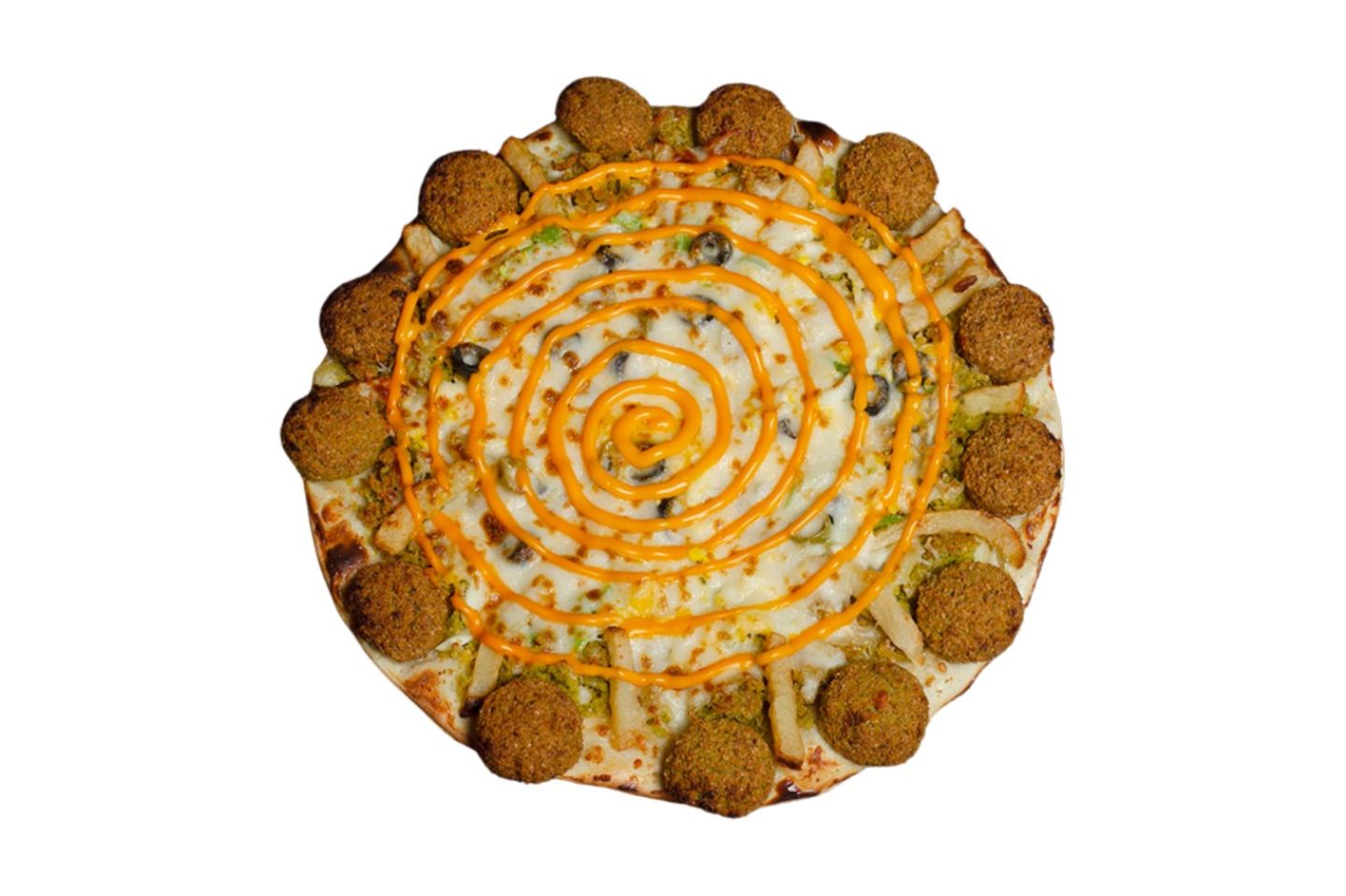 بيتزا الفلافل صغيرة