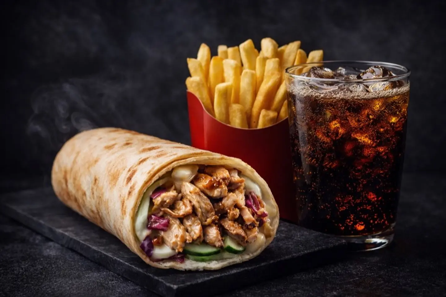 وجبة صاروخ دجاج شاورما