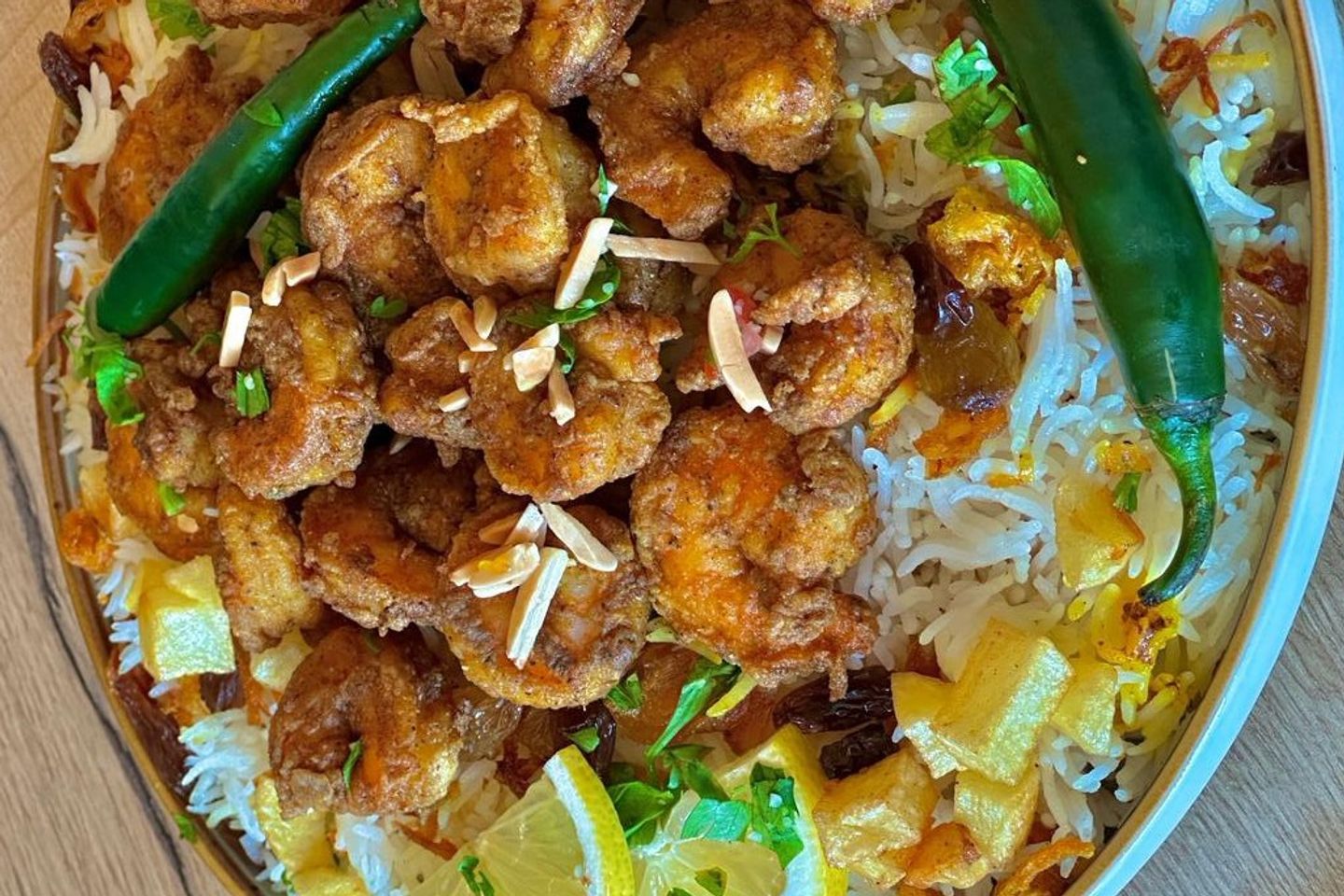 روبيان بلدي مع رز عيال المدير