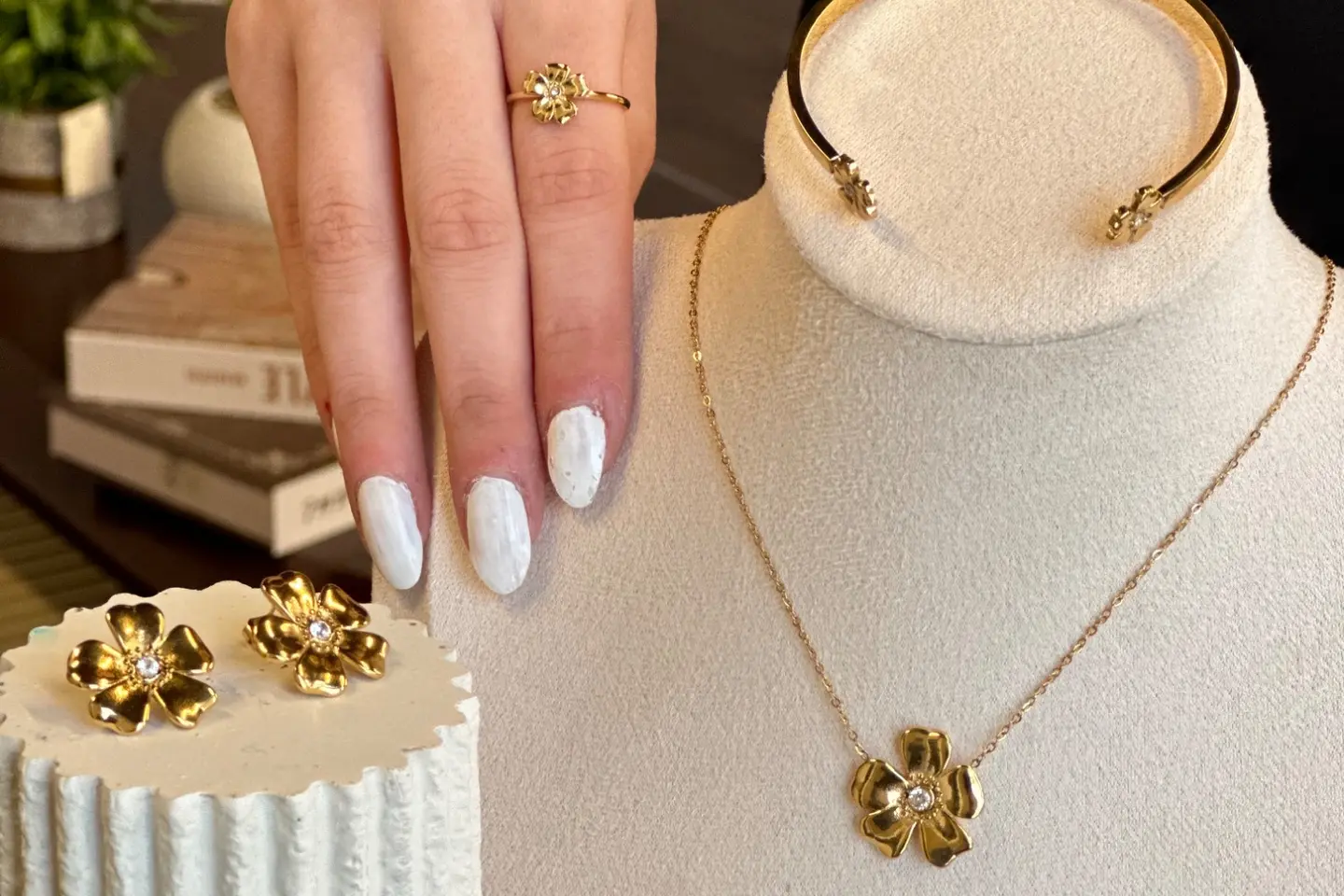 Gold Plated Set   Rosa