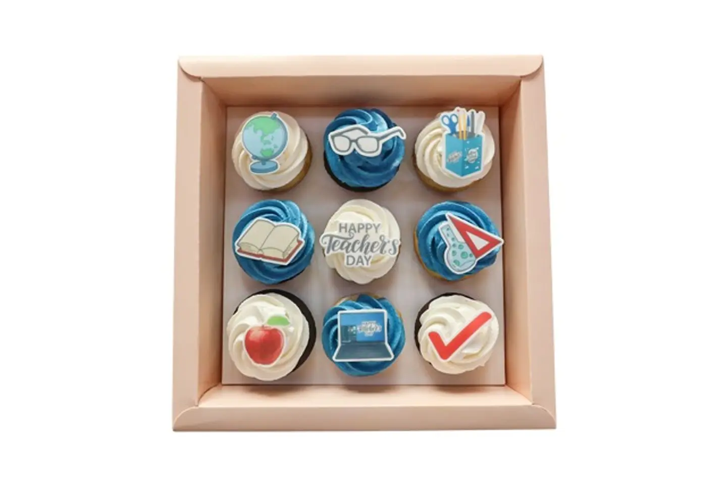 Teachers Day Cupcake Box