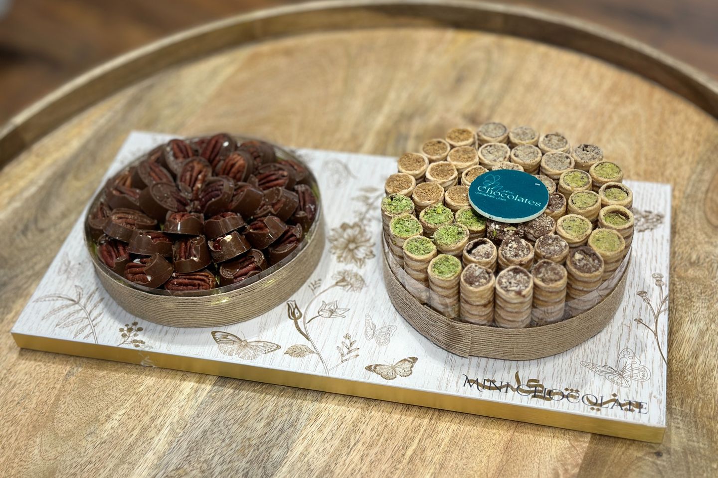 صينية لمّة شوكولاتة