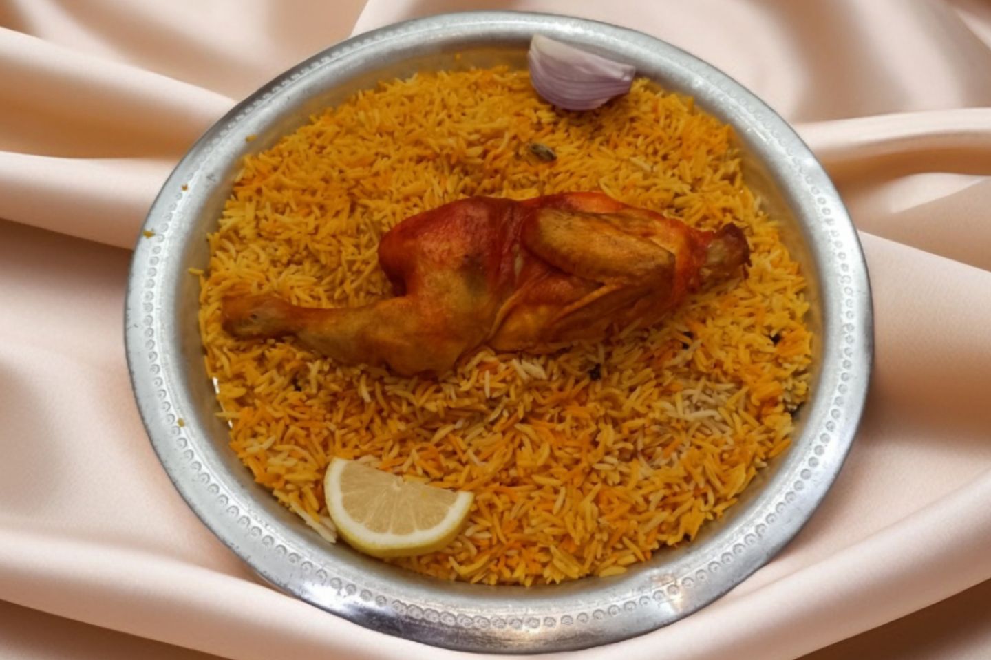 نصف دجاج مندي